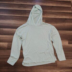 A semi-sheer light blue long sleeve shirt (kids)